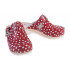 Zdravotné topánky FPU20 Červené s bodkami